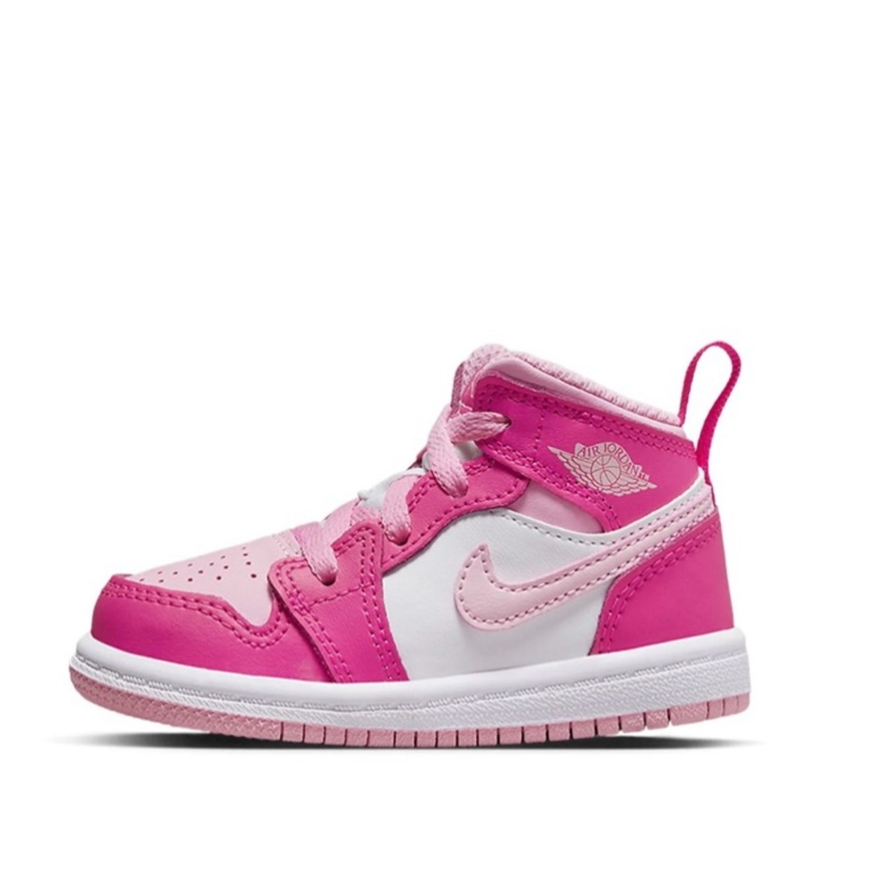 Toddler Nike Jordan 1 Mid in “Fierce Pink”